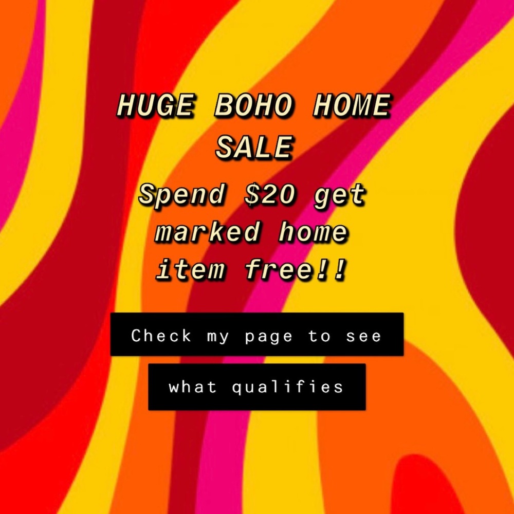 Boho home sale check out my page!!